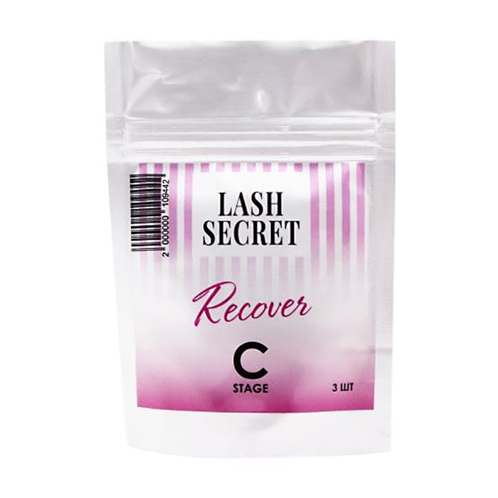 Уцінка! Набір засобів для ламінування вій Lash Secret Recover C Stage, склад C, 3*0,8 г